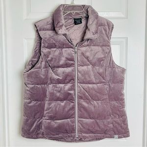 ZeroXposur Velvet Lavender Puffy Vest XXL zip front